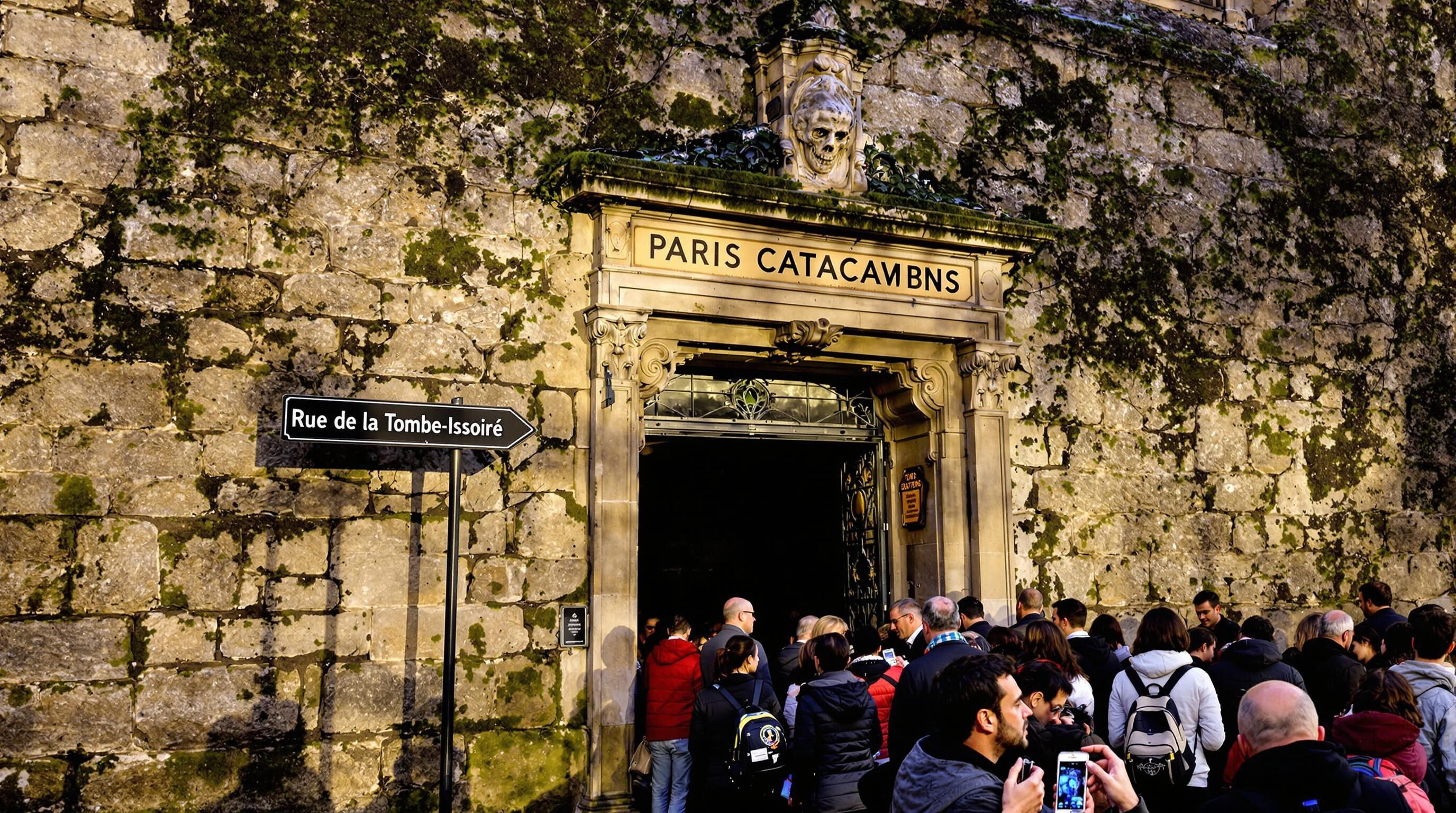 Découvrez les Catacombes de Paris, un lieu emblématique chargé d'histoire. Informez-vous sur les tarifs, les horaires d'ouverture et bénéficiez de conseils pratiques pour votre visite. Plongez dans l'univers mystérieux de ces souterrains fascinants et préparez votre exploration dès maintenant!
