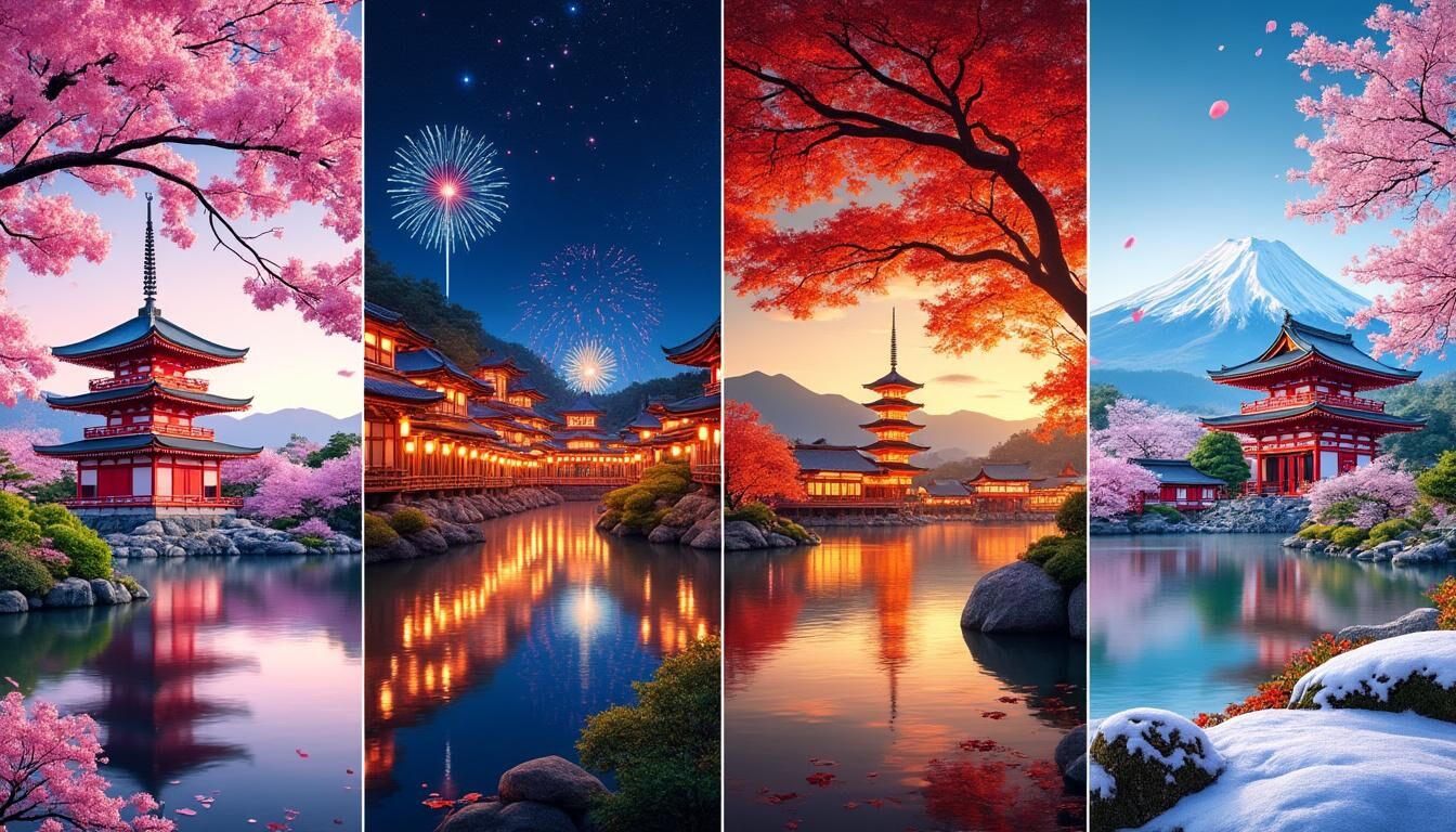 Découvrez quand partir au Japon grâce à nos conseils sur les meilleures saisons et la météo. Choisissez le moment idéal pour profiter pleinement de votre voyage au pays du Soleil-Levant.