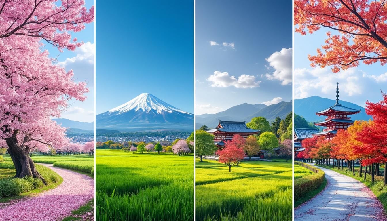 Découvrez quand partir au Japon grâce à nos conseils sur les meilleures saisons et la météo. Planifiez votre voyage en choisissant la période idéale pour profiter pleinement du Japon !